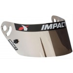 IMPACT RACING REPLACEMENT HELMET SHIELD CHROME 