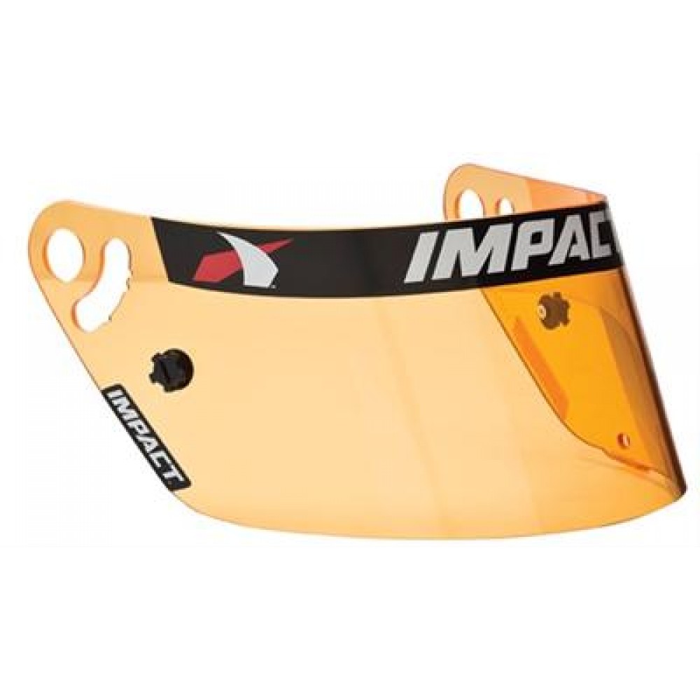 IMPACT RACING REPLACEMENT HELMET SHIELD HI-DEF AMBER