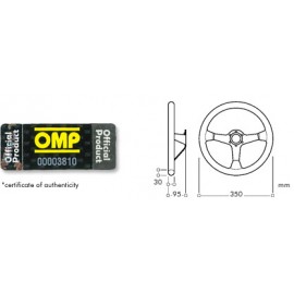 OMP 350 CARBON D STEERING WHEEL