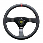 OMP WRC BLACK/RED LEATHER STEERING WHEEL