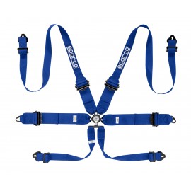 SPARCO HARNESS COMPETITION 6 PT HANS - 3"/2" ALUMINUM