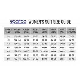 SPARCO KARTING SUIT KERB LADY KART