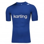 ADIDAS TECHFIT KARTING UNDERWEAR TEE BLUE