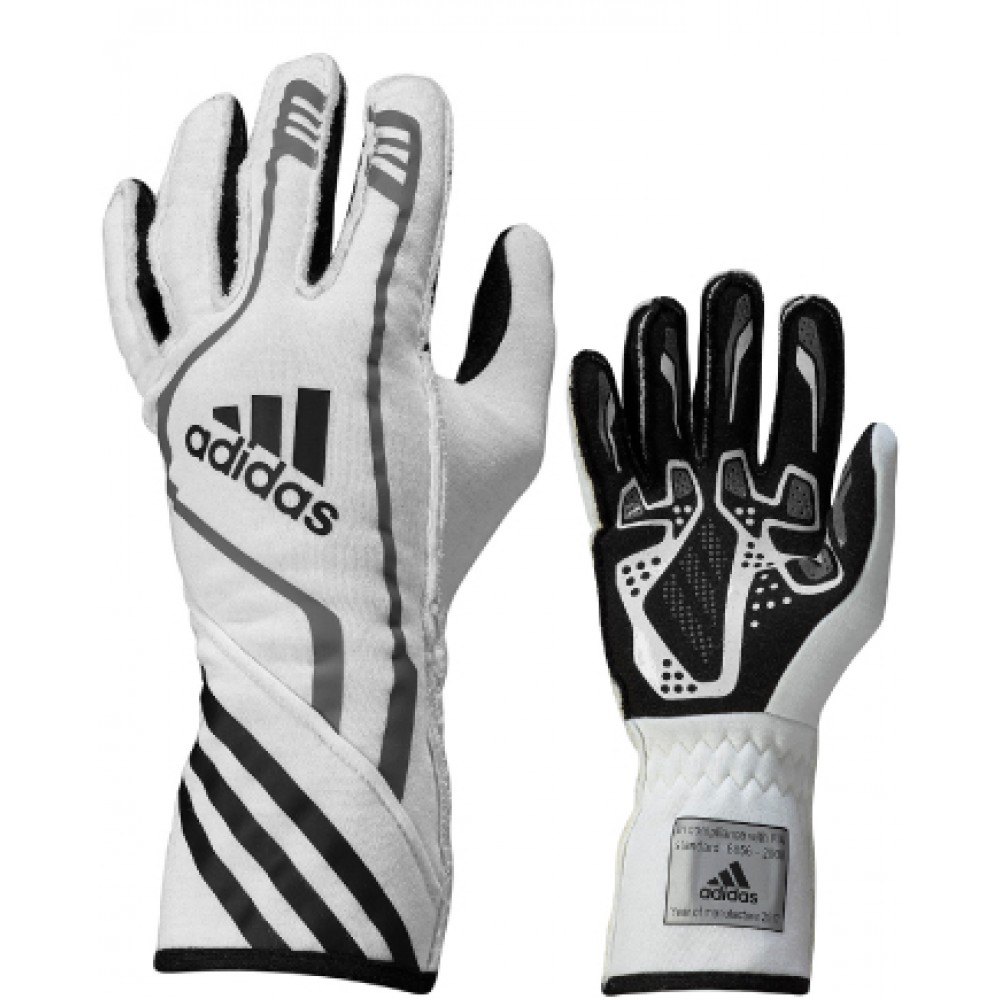 ADIDAS RSR GLOVES WHITE-GREY